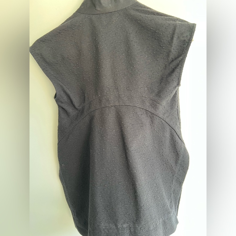Rick Owens Black Textured Cotton Vest US 4 Made in Italy Avant Garde Minimalist - Picture 13 of 16